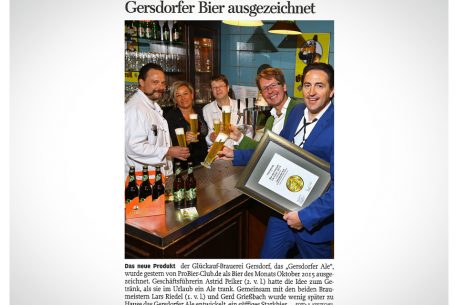 Gl Ck Auf Brauerei Gersdorf Auszeichnung Gl Ckauf Brauerei Gersdorf